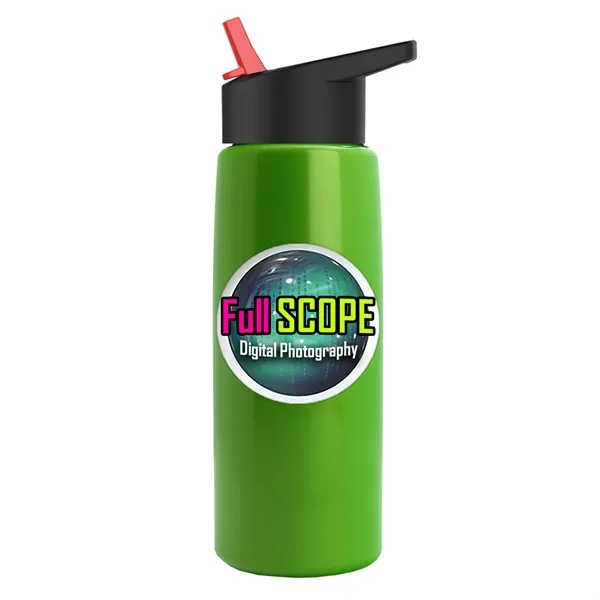 26 oz Metallic Bottle with Flip Straw lid... from ASI 40480 Koozie Group