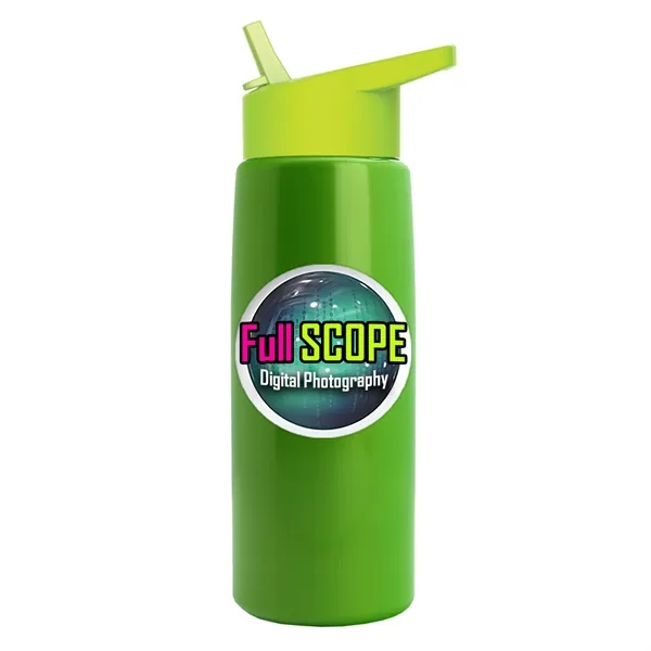26 oz Metallic Bottle with Flip Straw lid... from ASI 40480 Koozie Group