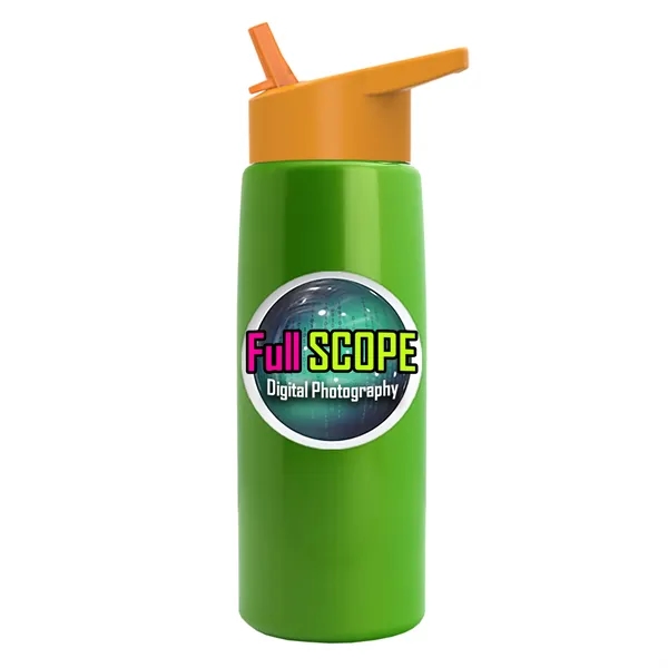 26 oz Metallic Bottle with Flip Straw lid... from ASI 40480 Koozie Group