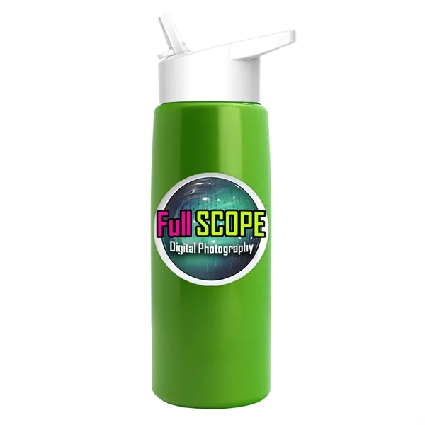 26 oz Metallic Bottle with Flip Straw lid... from ASI 40480 Koozie Group