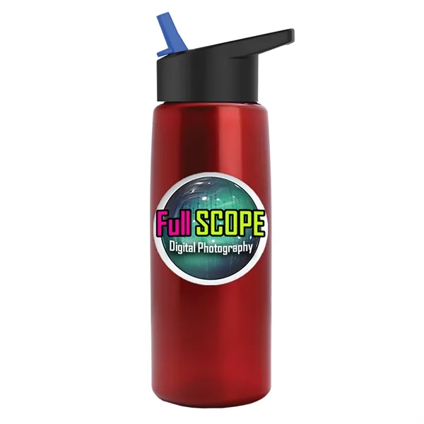 26 oz Metallic Bottle with Flip Straw lid... from ASI 40480 Koozie Group