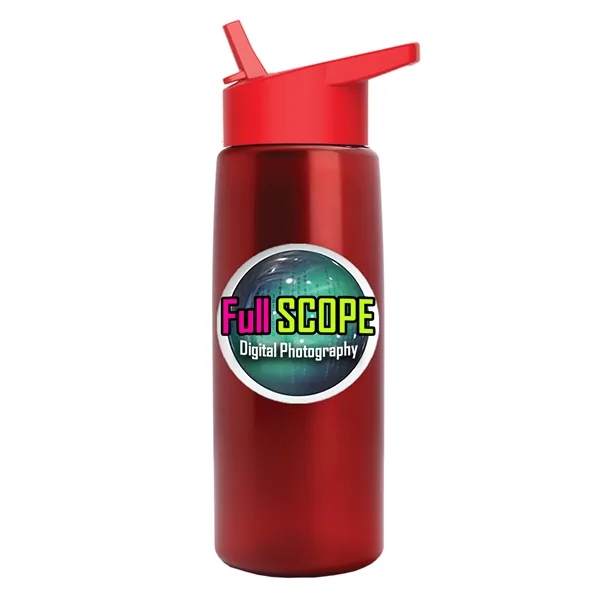 26 oz Metallic Bottle with Flip Straw lid... from ASI 40480 Koozie Group