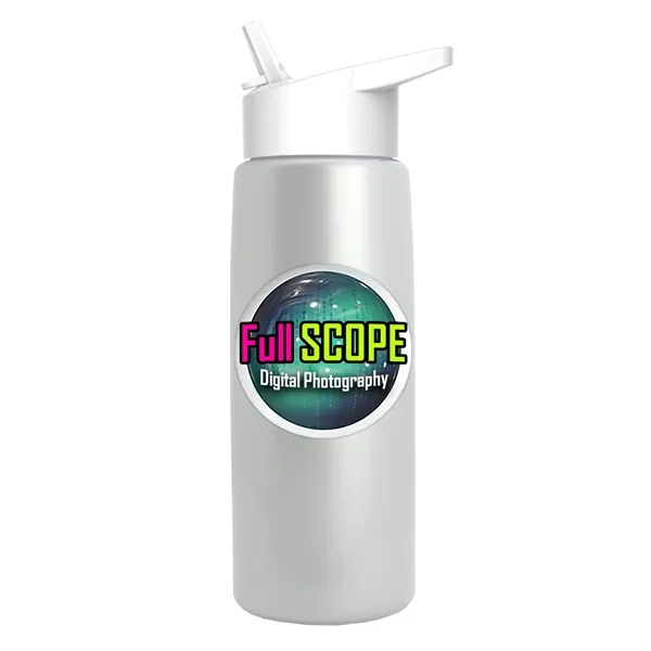 26 oz Metallic Bottle with Flip Straw lid... from ASI 40480 Koozie Group