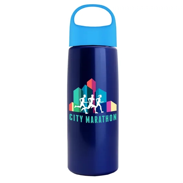 26 oz Metalike Flair  Bottle with Oval Crest Lid... from ASI 40480 Koozie Group