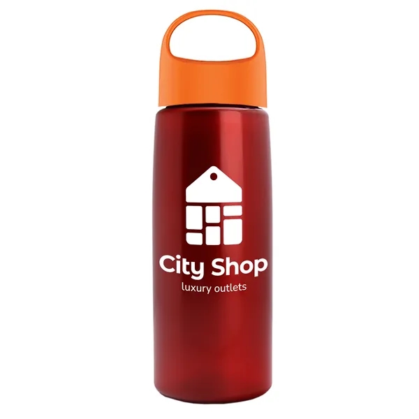 26 oz Metalike Flair  Bottle with Oval Crest Lid... from ASI 40480 Koozie Group