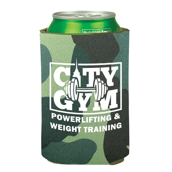 Camouflage Pocket Can Holder fits 12 oz. cans and bottles.... from ASI 40480 Koozie Group