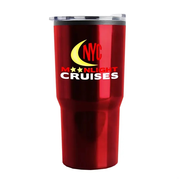 Carova - 18 oz. Stainless Steel Shell Auto Tumbler... from ASI 40480 Koozie Group