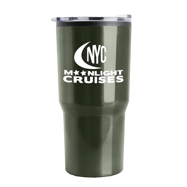 Carova - 18 oz. Stainless Steel Shell Auto Tumbler... from ASI 40480 Koozie Group