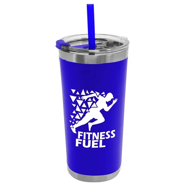 18 oz. Stainless Steel Insulated Straw Tumbler... from ASI 40480 Koozie Group