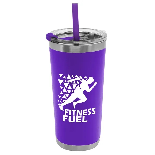 18 oz. Stainless Steel Insulated Straw Tumbler... from ASI 40480 Koozie Group
