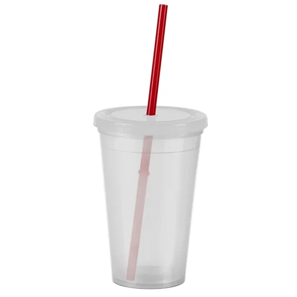 16 oz Insulated Straw Tumbler... from ASI 40480 Koozie Group