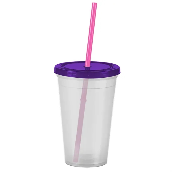16 oz Insulated Straw Tumbler... from ASI 40480 Koozie Group