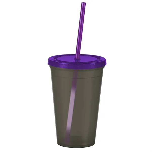 16 oz Insulated Straw Tumbler... from ASI 40480 Koozie Group