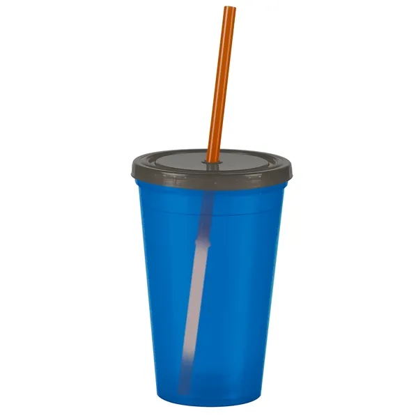 16 oz Insulated Straw Tumbler... from ASI 40480 Koozie Group