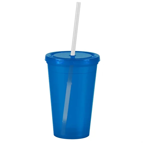 16 oz Insulated Straw Tumbler... from ASI 40480 Koozie Group