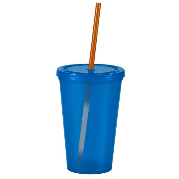 16 oz Insulated Straw Tumbler... from ASI 40480 Koozie Group