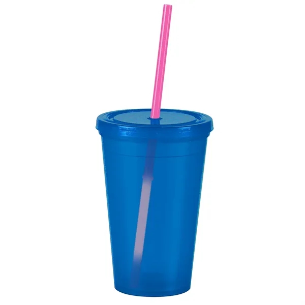 16 oz Insulated Straw Tumbler... from ASI 40480 Koozie Group