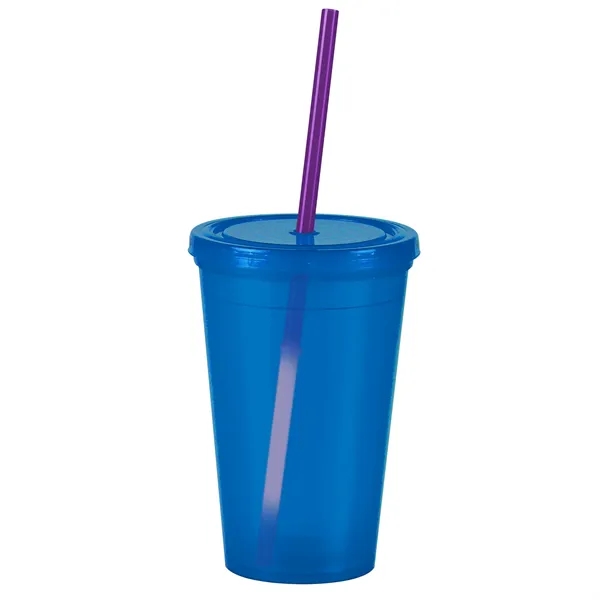 16 oz Insulated Straw Tumbler... from ASI 40480 Koozie Group