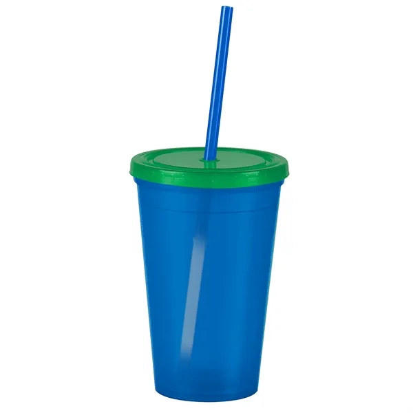 16 oz Insulated Straw Tumbler... from ASI 40480 Koozie Group