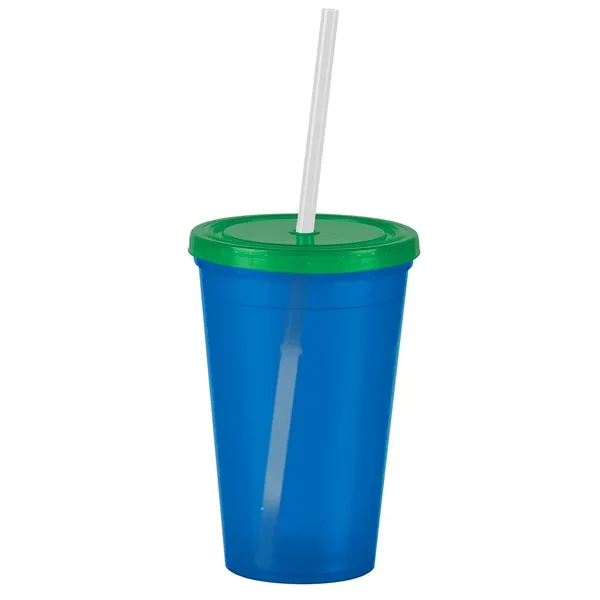 16 oz Insulated Straw Tumbler... from ASI 40480 Koozie Group