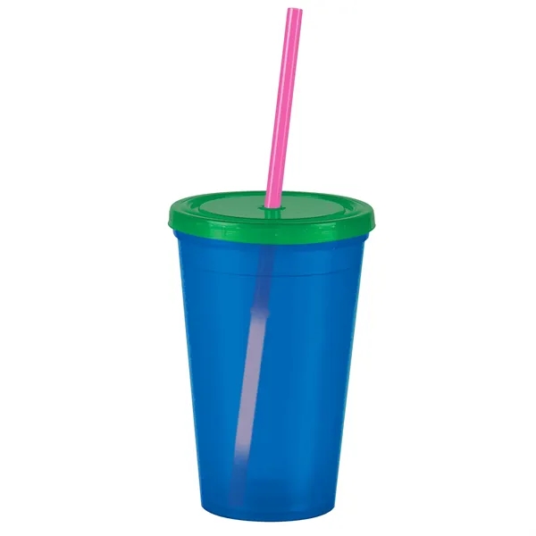 16 oz Insulated Straw Tumbler... from ASI 40480 Koozie Group