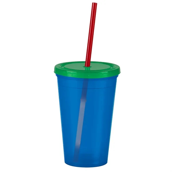 16 oz Insulated Straw Tumbler... from ASI 40480 Koozie Group