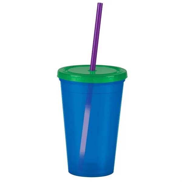 16 oz Insulated Straw Tumbler... from ASI 40480 Koozie Group