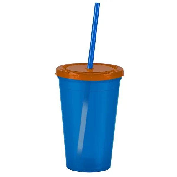 16 oz Insulated Straw Tumbler... from ASI 40480 Koozie Group