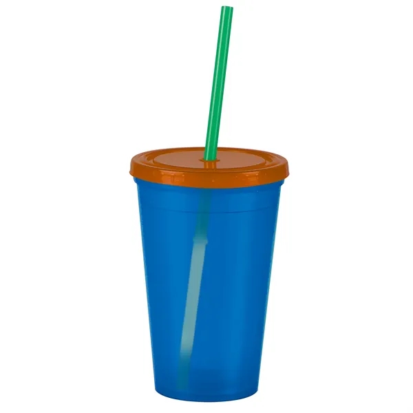 16 oz Insulated Straw Tumbler... from ASI 40480 Koozie Group
