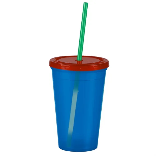 16 oz Insulated Straw Tumbler... from ASI 40480 Koozie Group