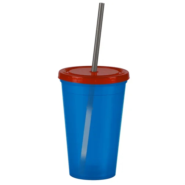 16 oz Insulated Straw Tumbler... from ASI 40480 Koozie Group