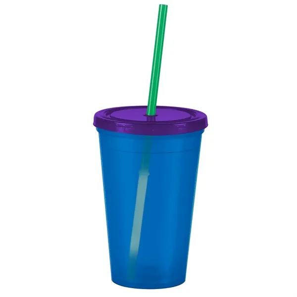 16 oz Insulated Straw Tumbler... from ASI 40480 Koozie Group