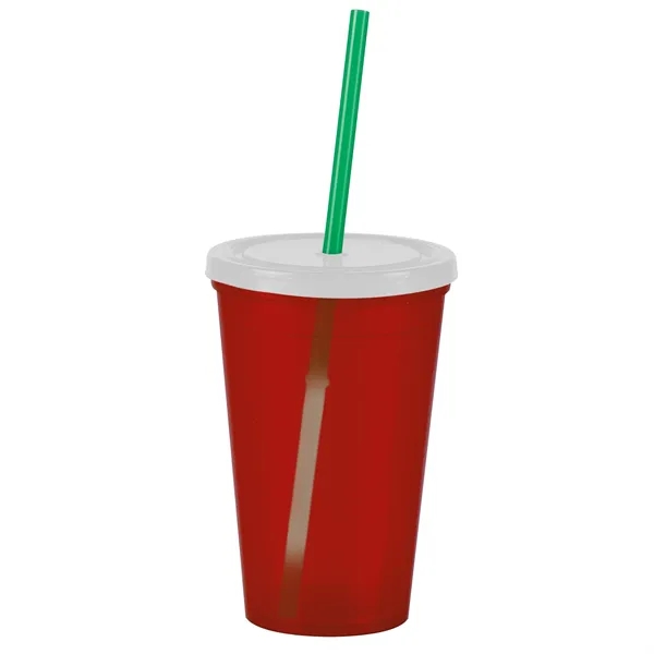 16 oz Insulated Straw Tumbler... from ASI 40480 Koozie Group