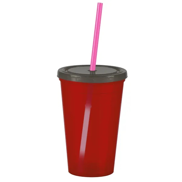 16 oz Insulated Straw Tumbler... from ASI 40480 Koozie Group