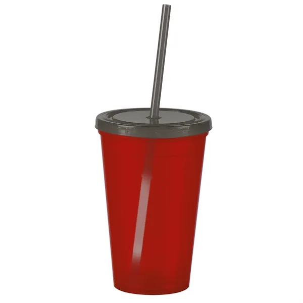 16 oz Insulated Straw Tumbler... from ASI 40480 Koozie Group