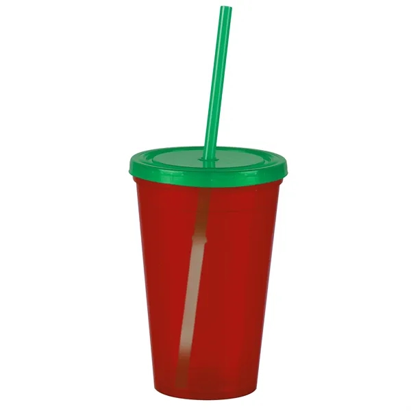 16 oz Insulated Straw Tumbler... from ASI 40480 Koozie Group