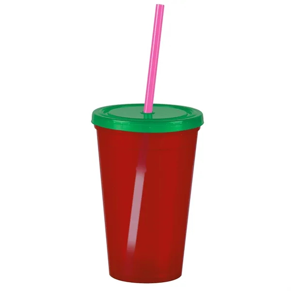 16 oz Insulated Straw Tumbler... from ASI 40480 Koozie Group