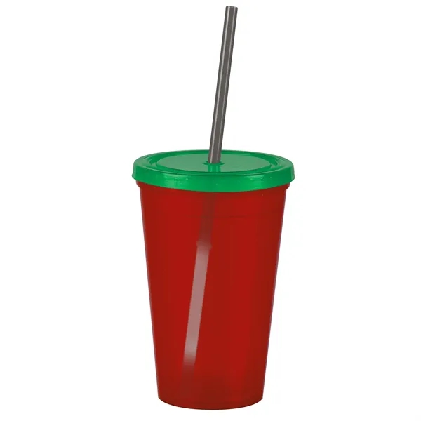 16 oz Insulated Straw Tumbler... from ASI 40480 Koozie Group