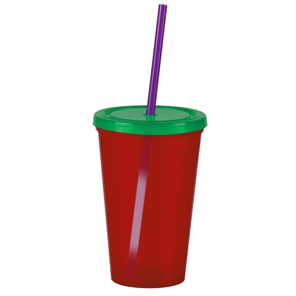 16 oz Insulated Straw Tumbler... from ASI 40480 Koozie Group