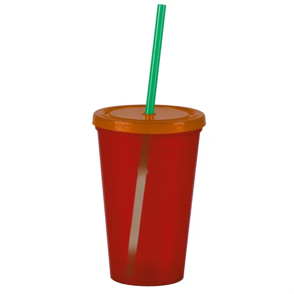 16 oz Insulated Straw Tumbler... from ASI 40480 Koozie Group