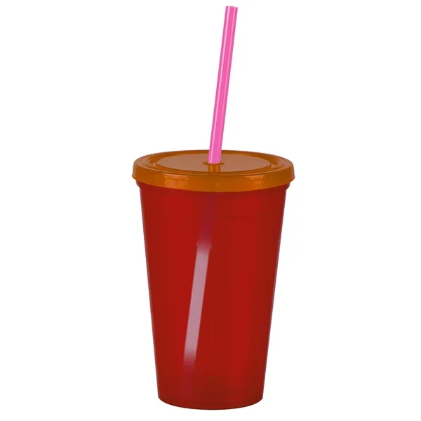 16 oz Insulated Straw Tumbler... from ASI 40480 Koozie Group