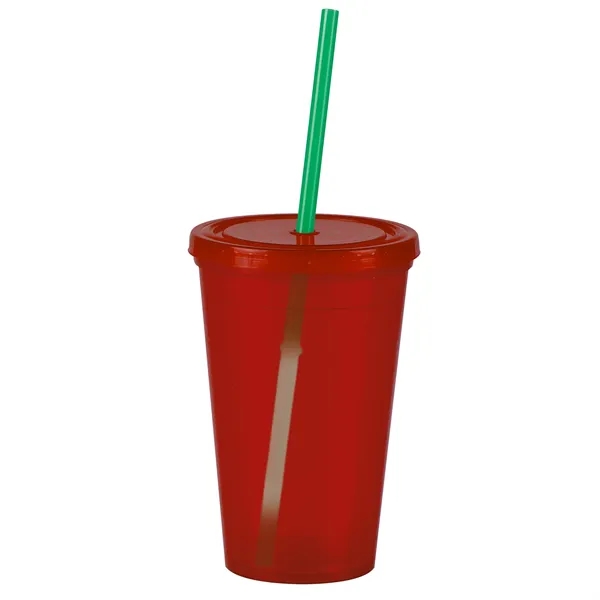16 oz Insulated Straw Tumbler... from ASI 40480 Koozie Group
