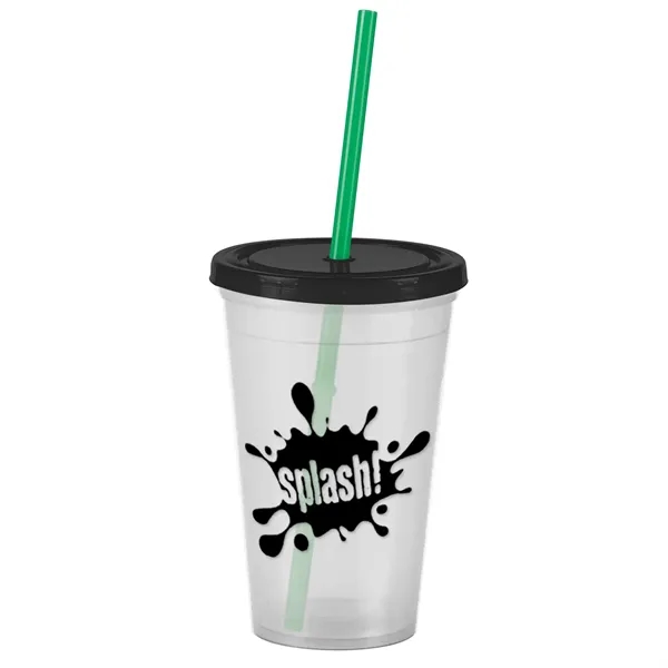16 oz Insulated Straw Tumbler... from ASI 40480 Koozie Group