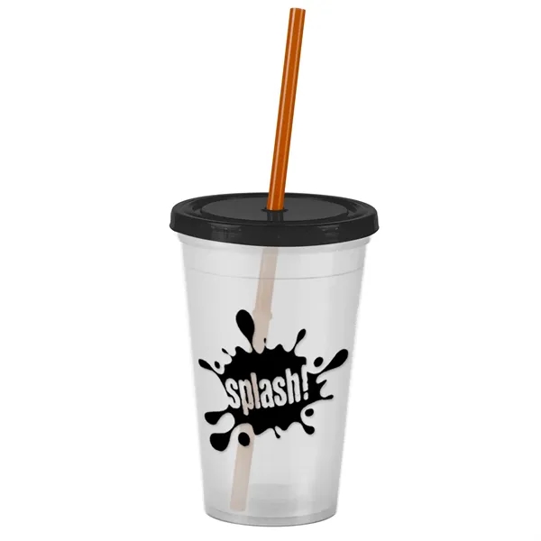 16 oz Insulated Straw Tumbler... from ASI 40480 Koozie Group