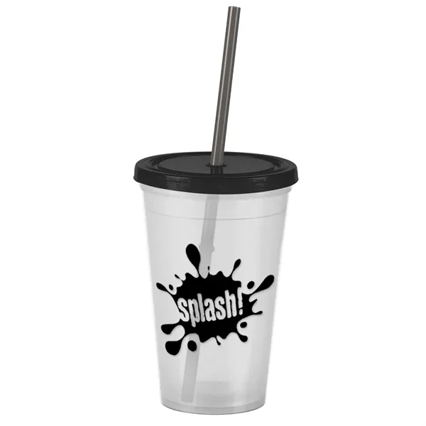 16 oz Insulated Straw Tumbler... from ASI 40480 Koozie Group