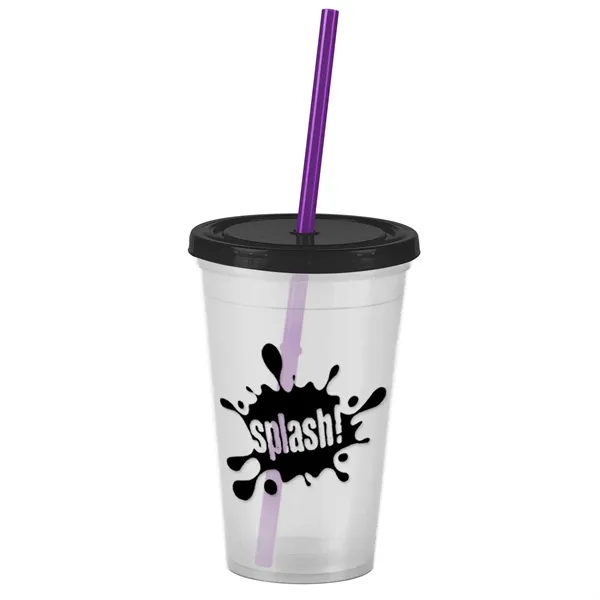 16 oz Insulated Straw Tumbler... from ASI 40480 Koozie Group