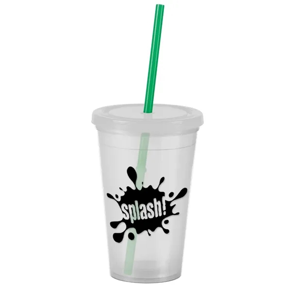 16 oz Insulated Straw Tumbler... from ASI 40480 Koozie Group