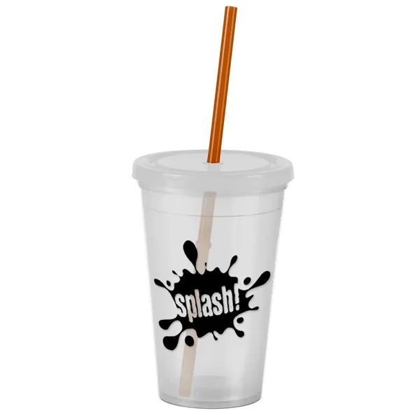 16 oz Insulated Straw Tumbler... from ASI 40480 Koozie Group