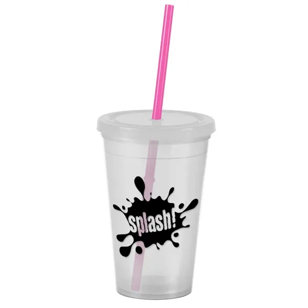 16 oz Insulated Straw Tumbler... from ASI 40480 Koozie Group