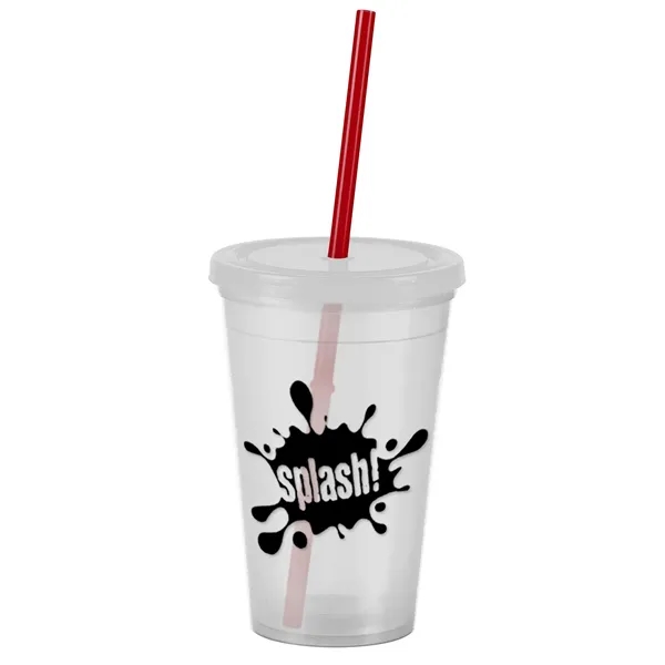 16 oz Insulated Straw Tumbler... from ASI 40480 Koozie Group
